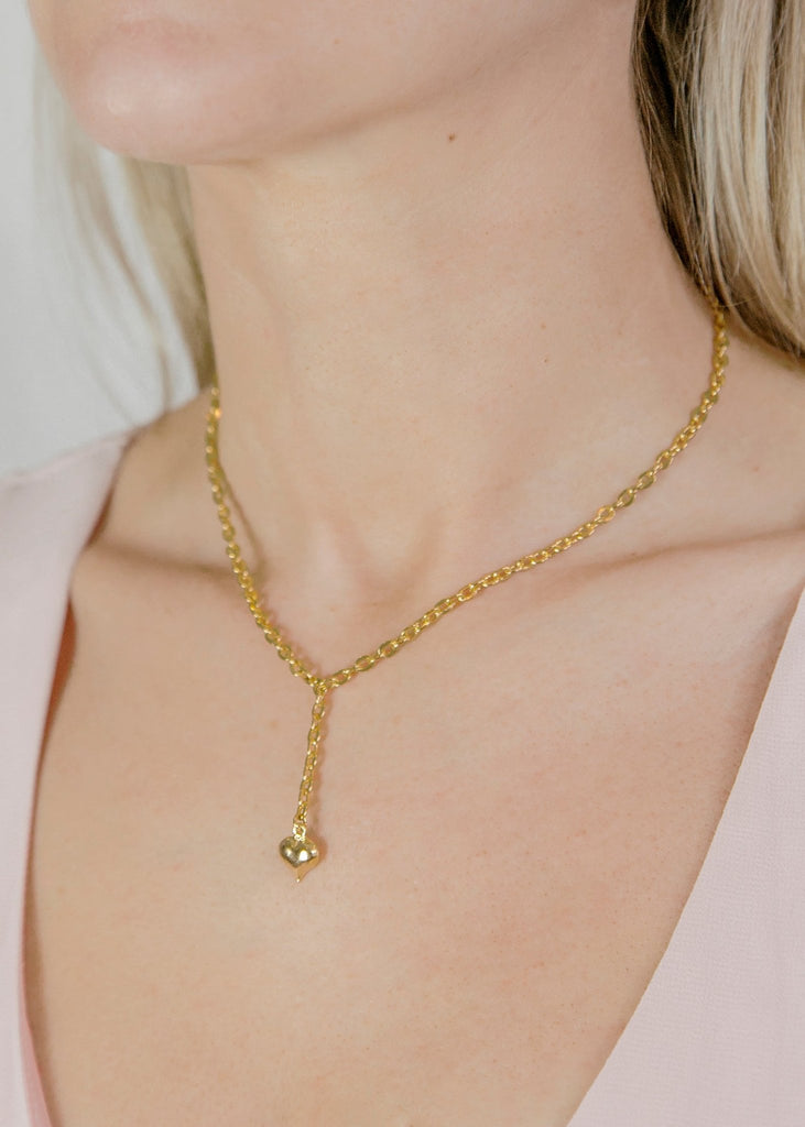 Ella Silver Diamante Drop Necklace | PrettyLittleThing